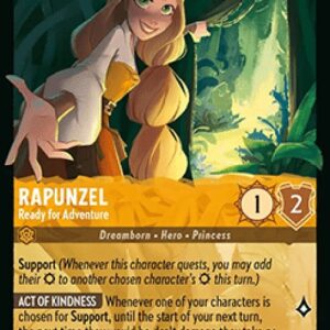 Lorcana 10WHI Rapunzel - Ready for Adventure