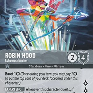 Lorcana 10WHI Robin Hood - Ephemeral Archer (V.2)