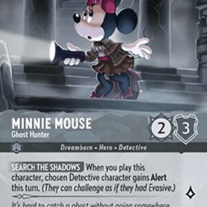 Lorcana 10WHI Minnie Mouse - Ghost Hunter (V.2)