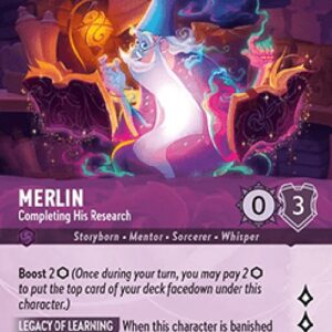 Lorcana 10WHI Merlin - Completing His Research (V.2)