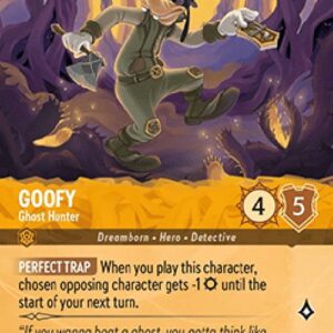 Lorcana 10WHI Goofy - Ghost Hunter (V.2)