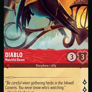 Lorcana 10WHI Diablo - Watchful Raven