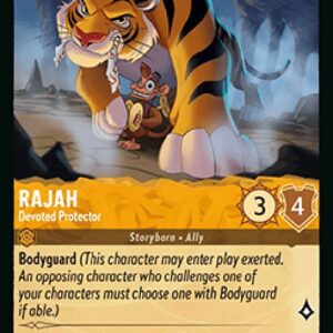Lorcana 10WHI Rajah - Devoted Protector
