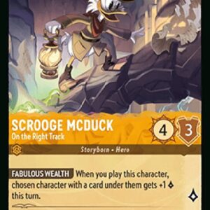 Lorcana 10WHI Scrooge McDuck - On the Right Track