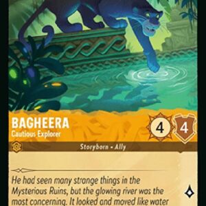 Lorcana 10WHI Bagheera - Cautious Explorer