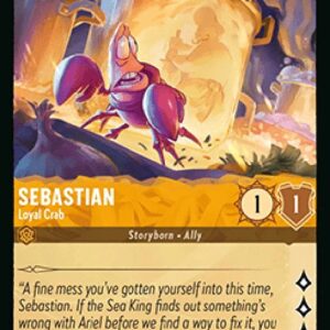 Lorcana 10WHI Sebastian - Loyal Crab