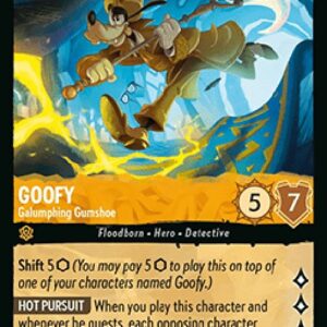 Lorcana 10WHI Goofy - Galumphing Gumshoe (V.1)
