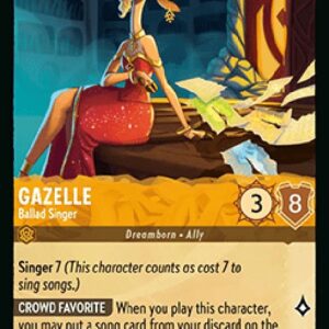 Lorcana 10WHI Gazelle - Ballad Singer