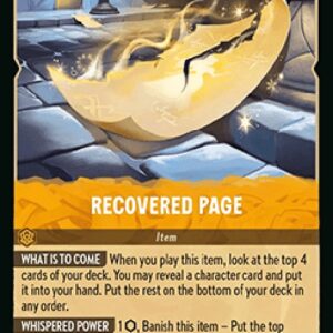 Lorcana 10WHI Recovered Page