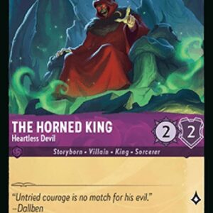 Lorcana 10WHI The Horned King - Heartless Devil