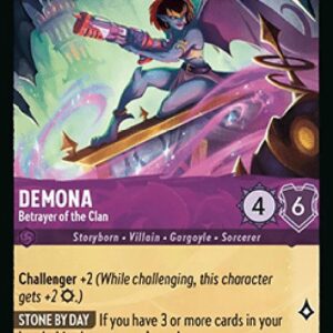 Lorcana 10WHI Demona - Betrayer of the Clan
