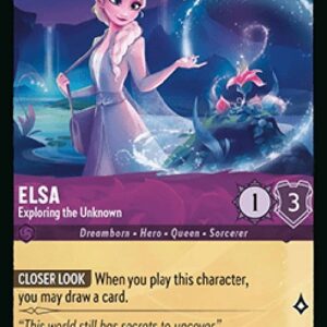 Lorcana 10WHI Elsa - Exploring the Unknown (V.1)