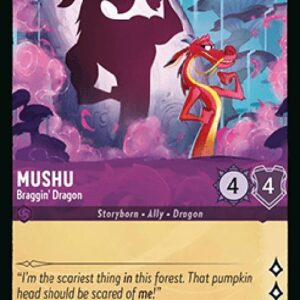 Lorcana 10WHI Mushu - Braggin' Dragon