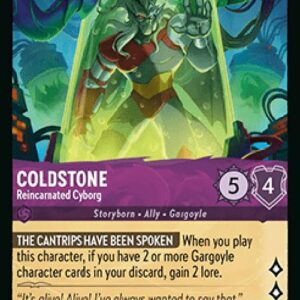 Lorcana 10WHI Coldstone - Reincarnated Cyborg