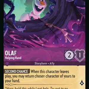 Lorcana 10WHI Olaf - Helping Hand