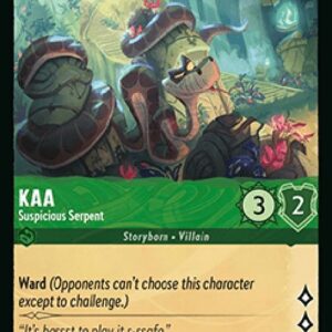 Lorcana 10WHI Kaa - Suspicious Serpent
