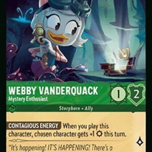 Lorcana 10WHI Webby Vanderquack - Mystery Enthusiast (V.1)