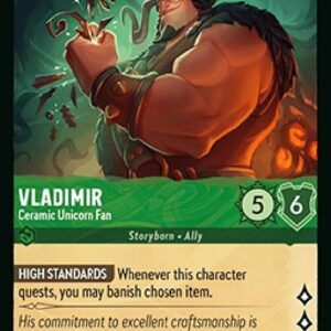 Lorcana 10WHI Vladimir - Ceramic Unicorn Fan
