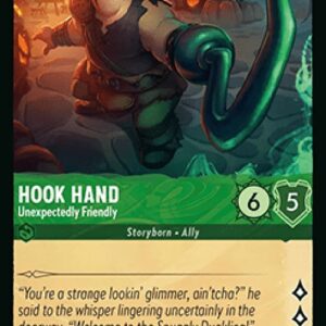 Lorcana 10WHI Hook Hand - Unexpectedly Friendly