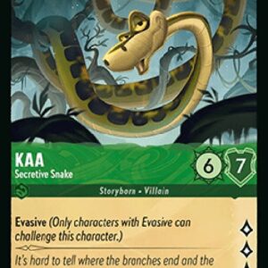 Lorcana 10WHI Kaa - Secretive Snake (V.1)