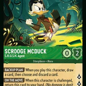 Lorcana 10WHI Scrooge McDuck - S.H.U.S.H. Agent