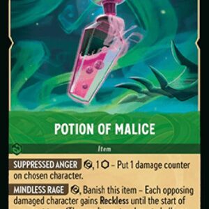 Lorcana 10WHI Potion of Malice