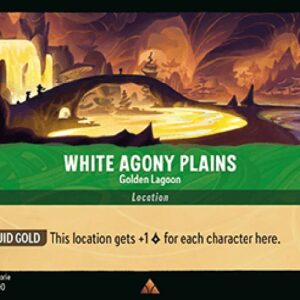 Lorcana 10WHI White Agony Plains - Golden Lagoon