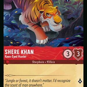 Lorcana 10WHI Shere Khan - Keen-Eyed Hunter