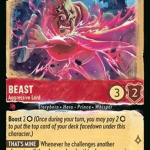 Lorcana 10WHI Beast - Aggressive Lord