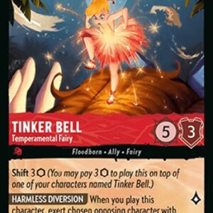 Lorcana 10WHI Tinker Bell - Temperamental Fairy
