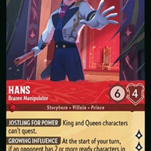 Lorcana 10WHI Hans - Brazen Manipulator