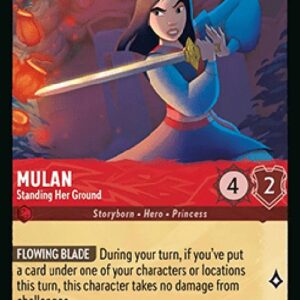 Lorcana 10WHI Mulan - Standing Her Ground (V.1)