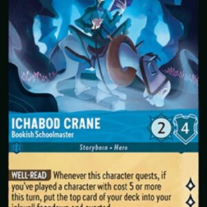 Lorcana 10WHI Ichabod Crane - Bookish Schoolmaster