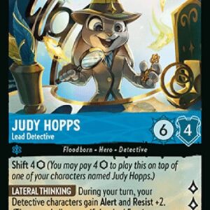 Lorcana 10WHI Judy Hopps - Lead Detective (V.1)