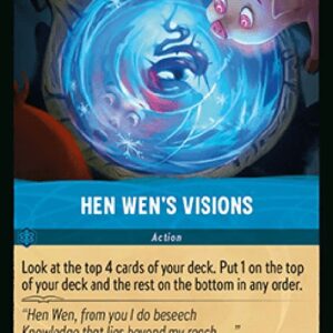 Lorcana 10WHI Hen Wen's Visions