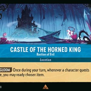 Lorcana 10WHI Castle of the Horned King - Bastion of Evil