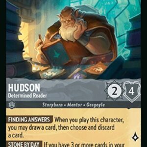Lorcana 10WHI Hudson - Determined Reader