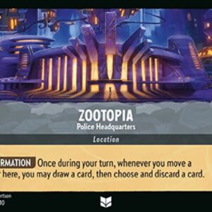 Lorcana 10WHI Zootopia - Police Headquarters