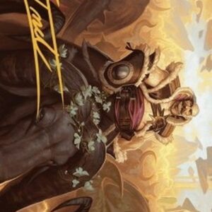 Magic: The Gathering Art Series: Bruse Tarl, Roving Rancher (V.2)