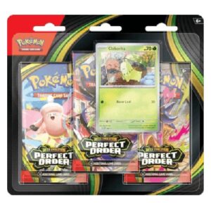 Pokemon Perfect Order: Chikorita 3-Pack Blister