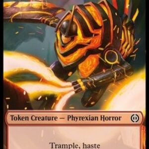 Magic: The Gathering Phyrexian Horror Token (R */1) // Phyrexian Mite Token (A 1/1)