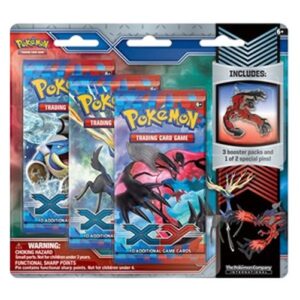 Pokemon XY: Yveltal Pin 3-Pack Blister