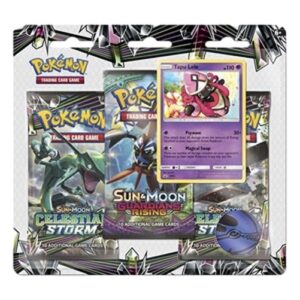 Pokemon Celestial Storm: Tapu Lele 3-Pack Blister