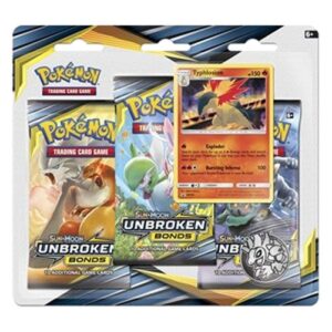 Pokemon Unbroken Bonds: Typhlosion 3-Pack Blister