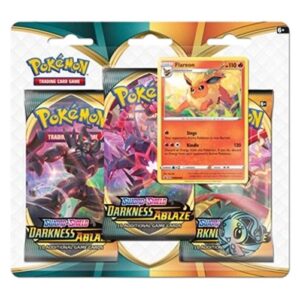 Pokemon Darkness Ablaze: Flareon 3-Pack Blister