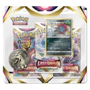 Pokemon Lost Origin: Weavile 3-Pack Blister