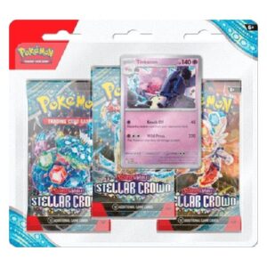 Pokemon Stellar Crown: Tinkaton 3-Pack Blister