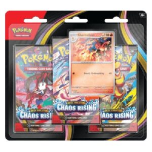 Pokemon Chaos Rising: Charmeleon 3-Pack Blister