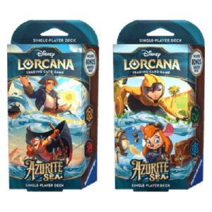 Lorcana 6AZS Azurite Sea: 2 Starter Deck Set