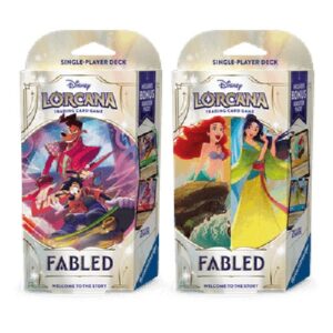 Lorcana 9FAB Fabled: 2 Starter Deck Set